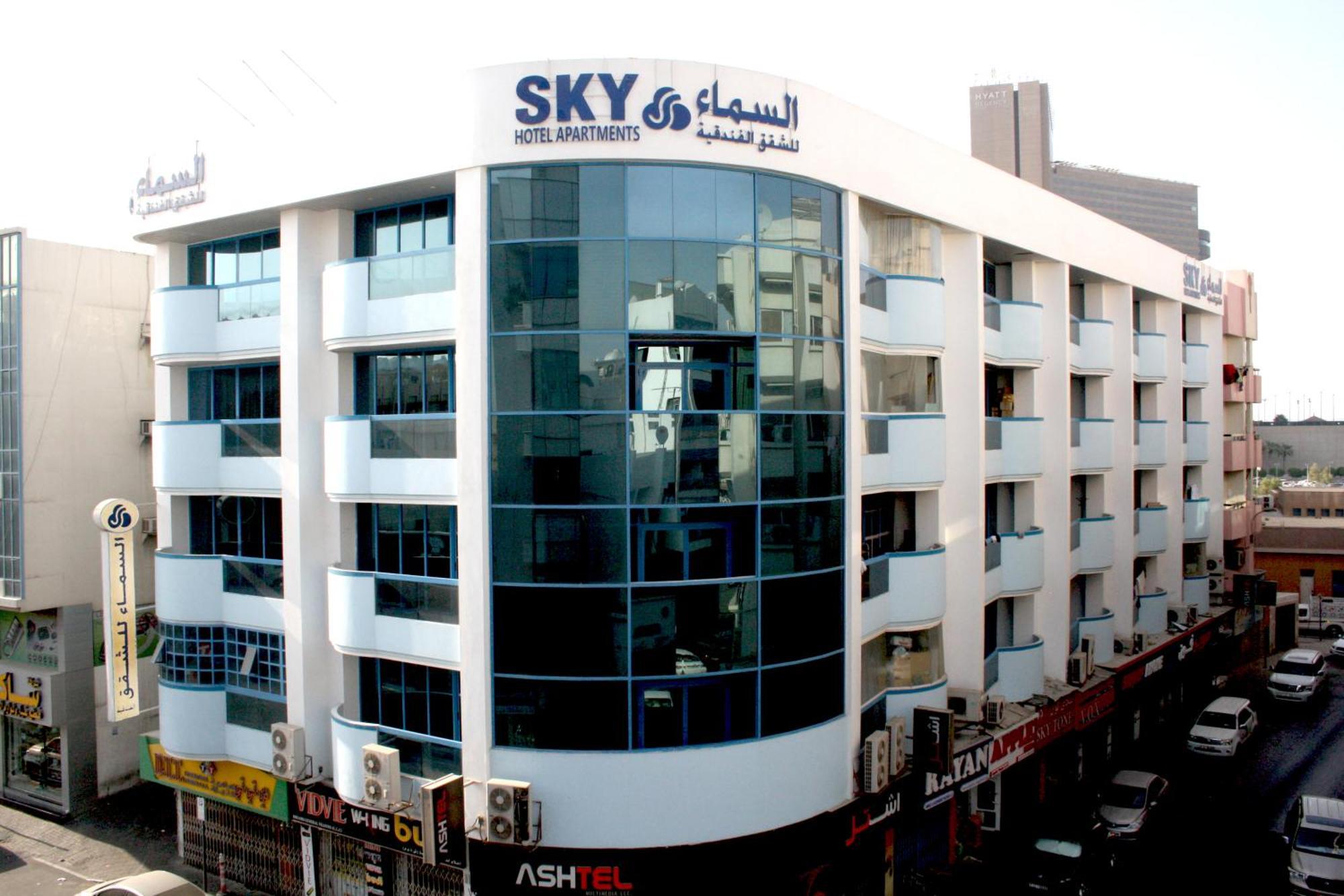 Sky Hotel Apartments Dubai Exterior foto